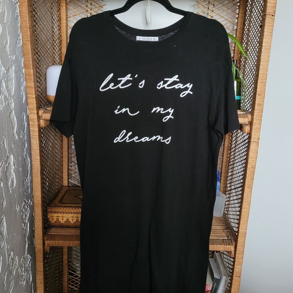 Black T-shirt Dress